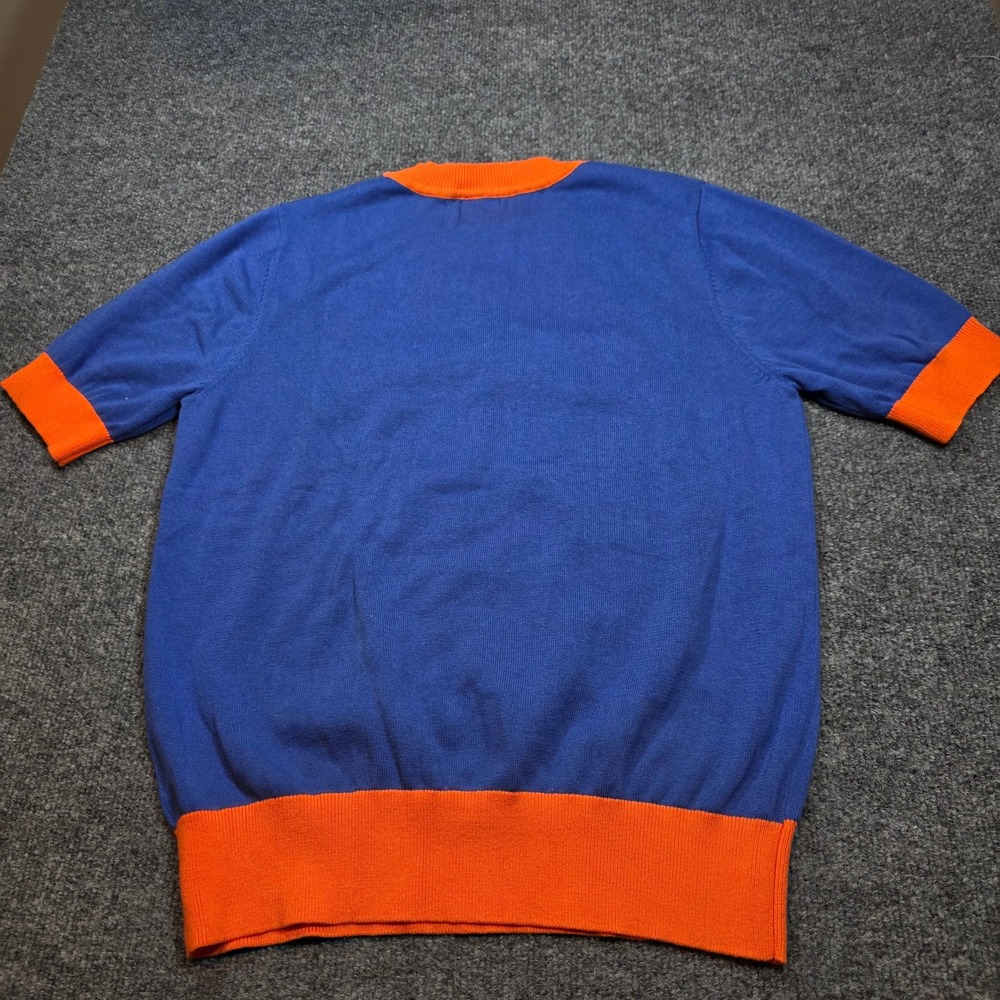 Florida Gators Gameday Girl Blue Orange Knit Short Sleeve Sweater Top Cheer New - Picture 13 of 14